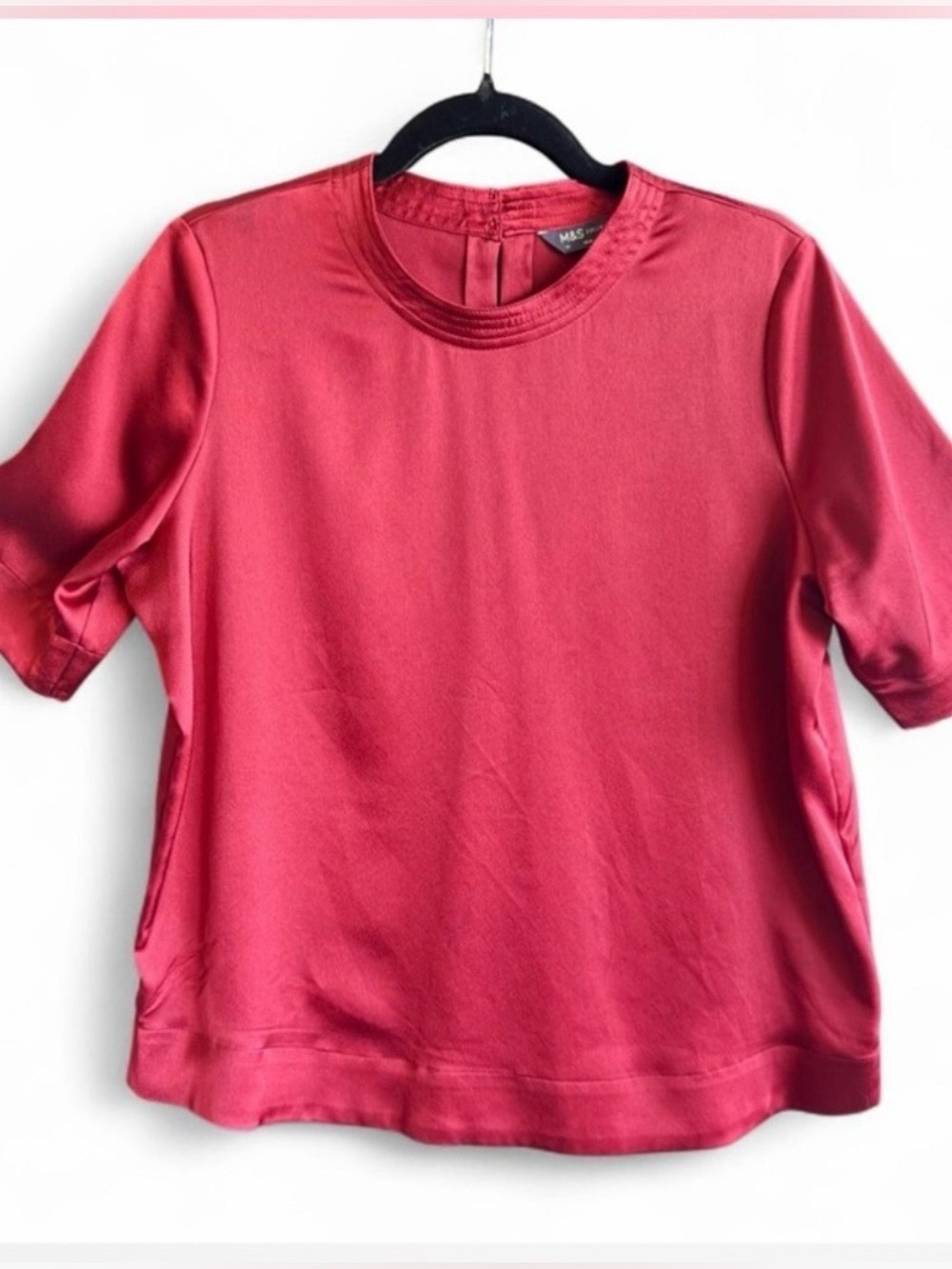 Marks & Spencer Short Sleeve Crewneck Top